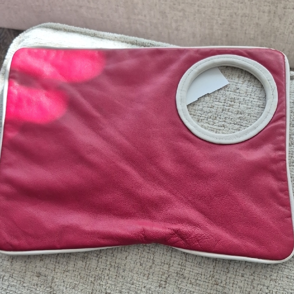 Hands-Free Bracelet Bag -Medium Clutch Red